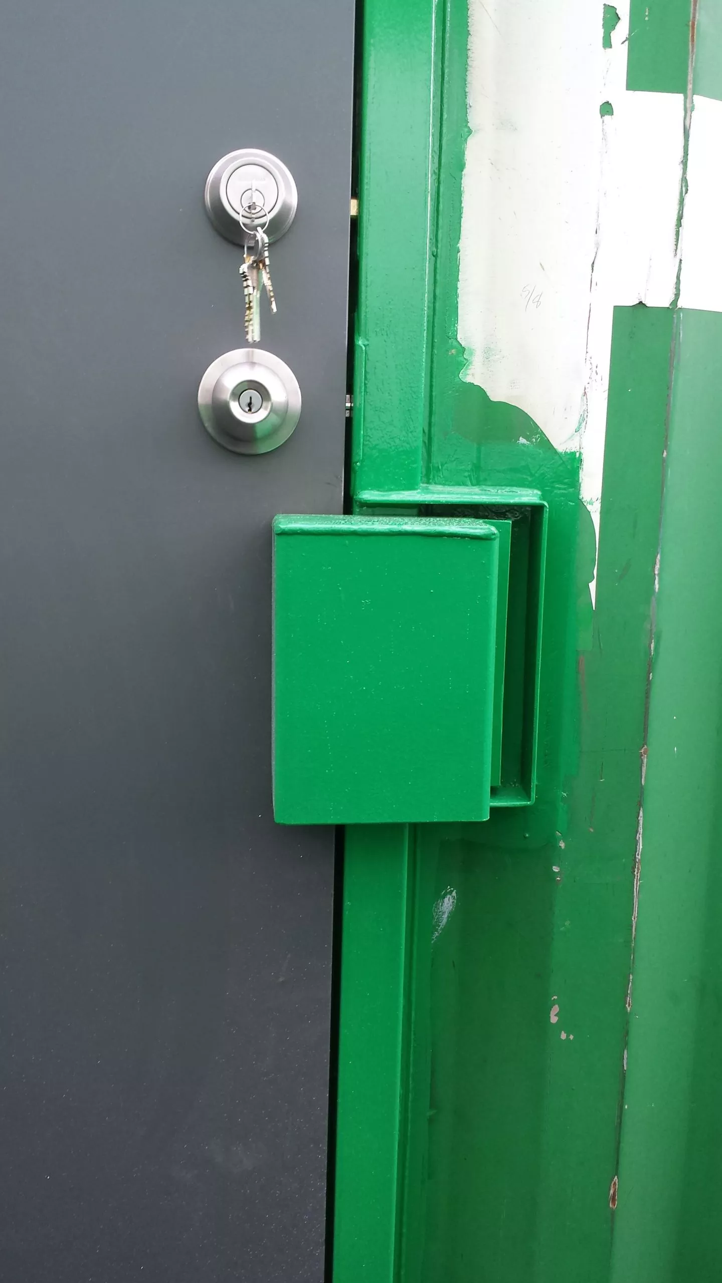 factory lock box in shipping container