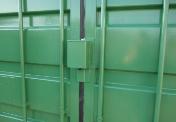 factory lock box in shipping container