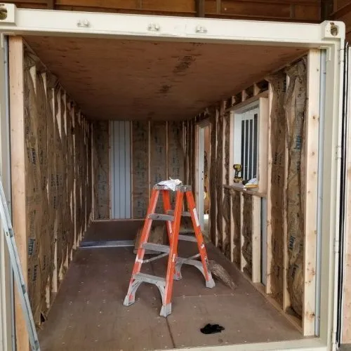 interior insulation for shipping containers