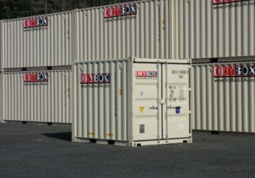 dry box branded shipping container
