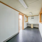 Inside a twenty-foot container office