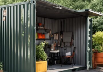 dry box container for she shed