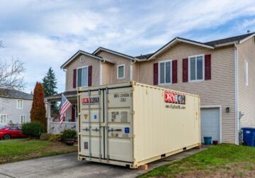 moving with a shipping container storage pod