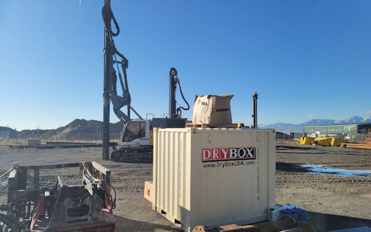 secure belongings safely in storage container