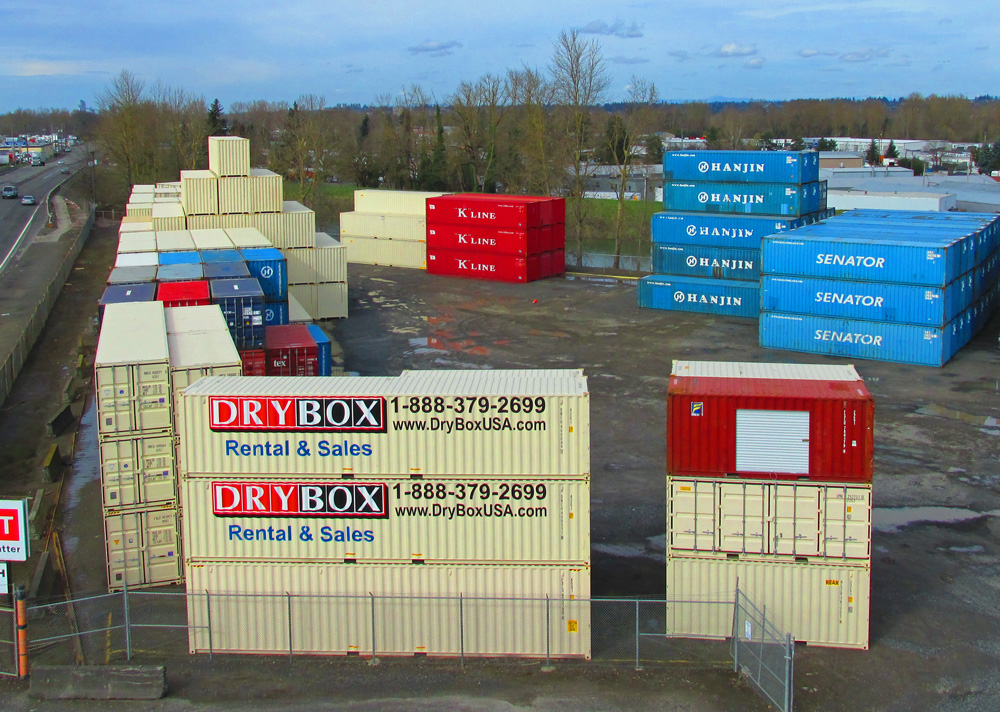 dry box shipping container location in portland oregon