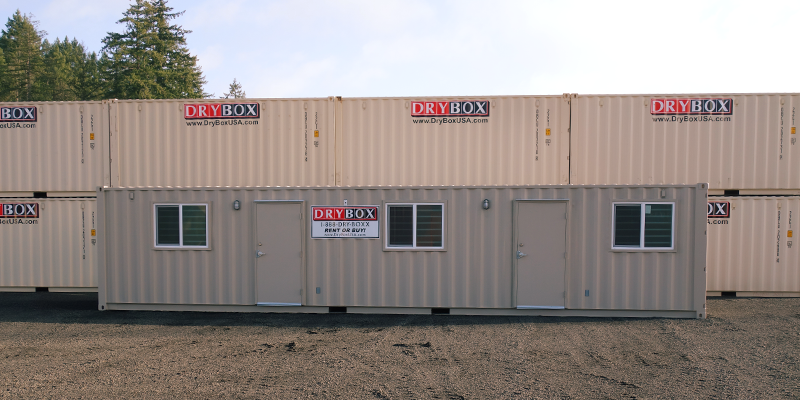 40ft Ground Level Office Container from Dry Box.