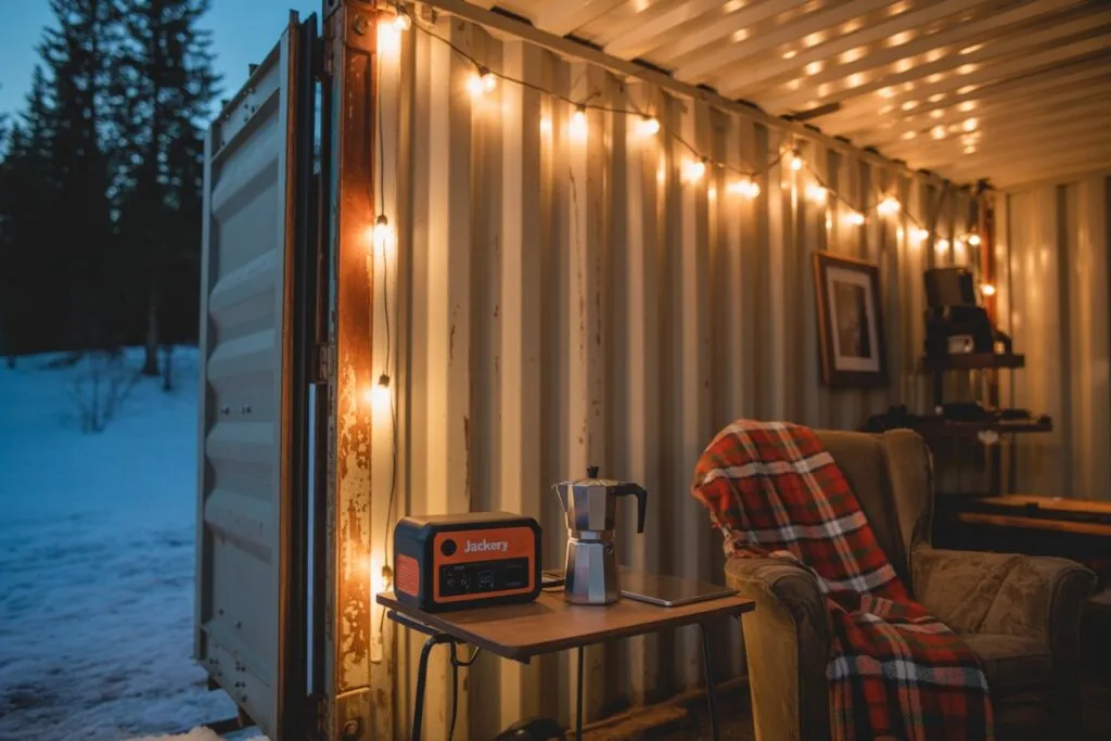shipping container power