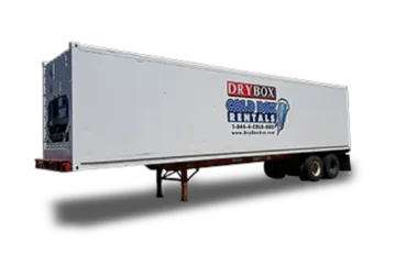 dry box 40ft portable cold storage rental