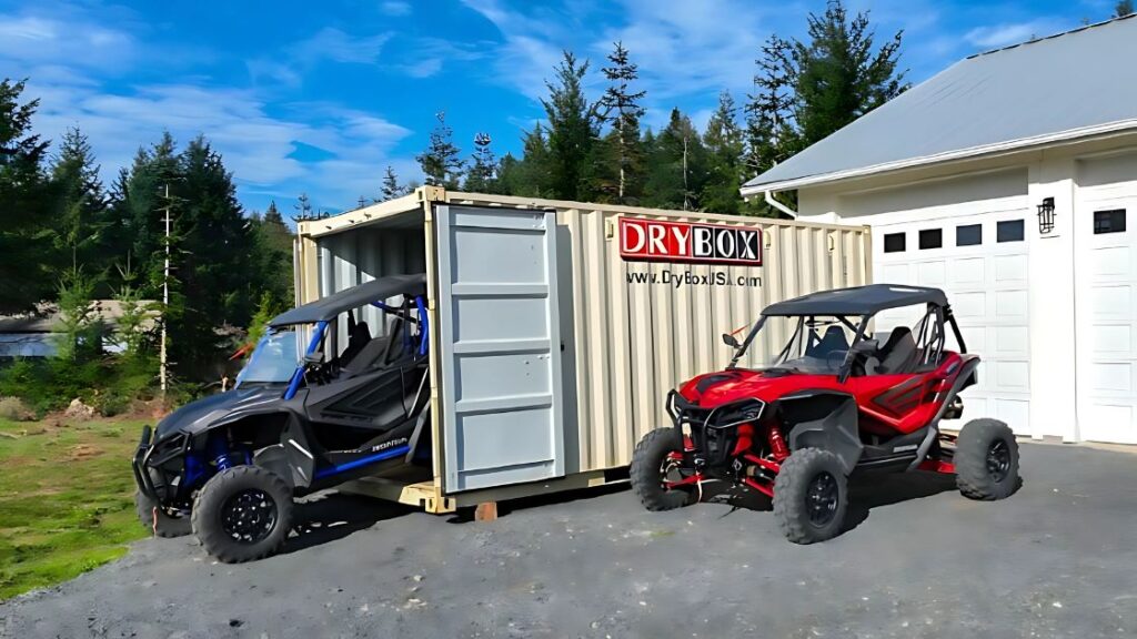 ATV storage container