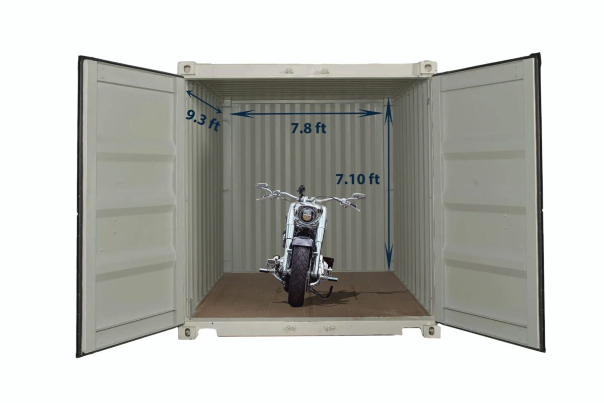 Dry Box motorcycle storage pod internal dimensions comparison