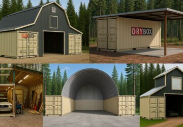 different shipping container roof ideas