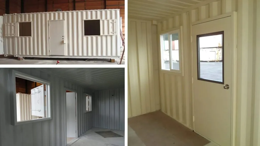 prefab container cabin fabrication process