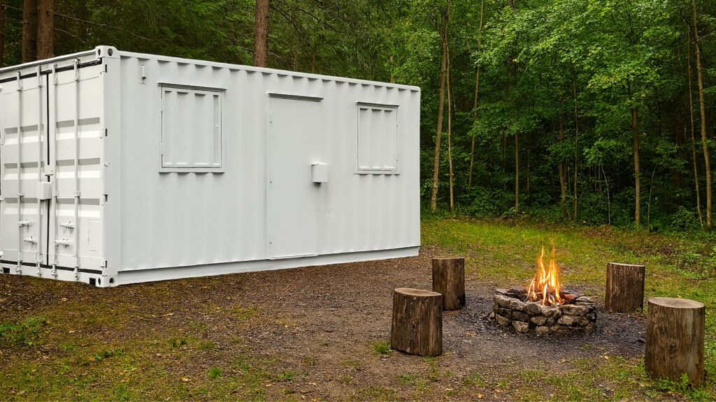 prefab hunting cabin