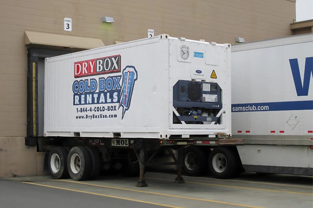 20ft refrigerated container trailer 