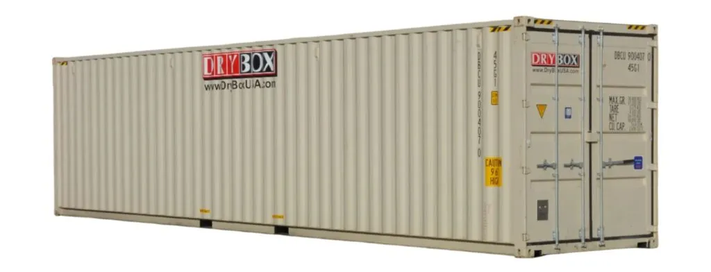 New 40ft shipping container by Dry Box